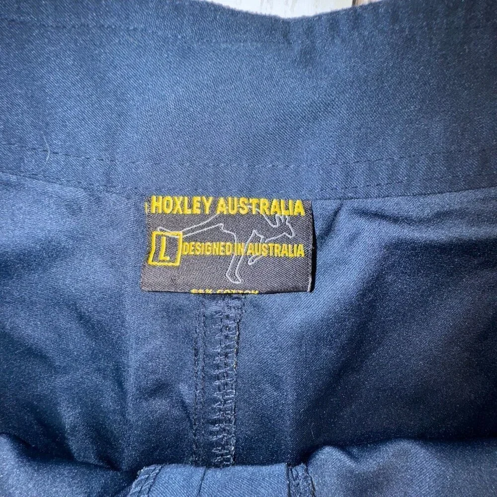 Hoxley Australia Men's Board Shorts Blue Size L Kangaroo Summer Ocean Relax